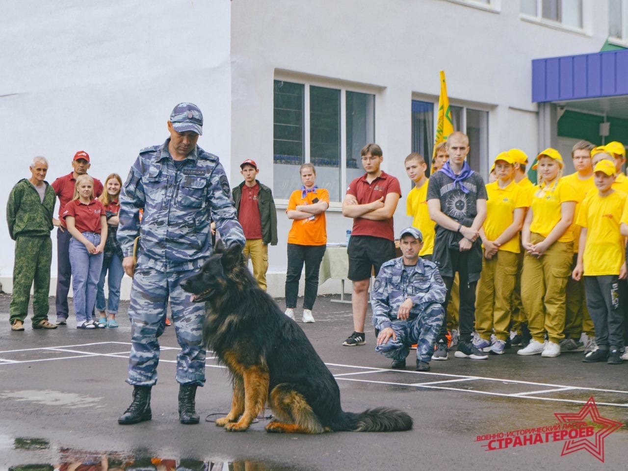 Кинологи из Центра Кинологической службы МВД по Республике Мордовия в  гостях у «Страны Героев» - Страна Героев